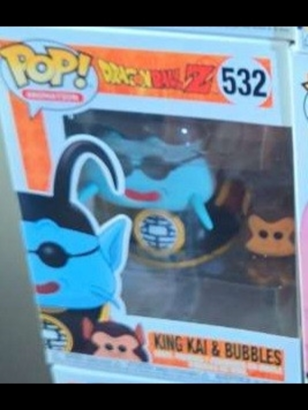 Funko Dragon Ball Z King Kai & Bubbles Vinyl Figure - Blue & Black